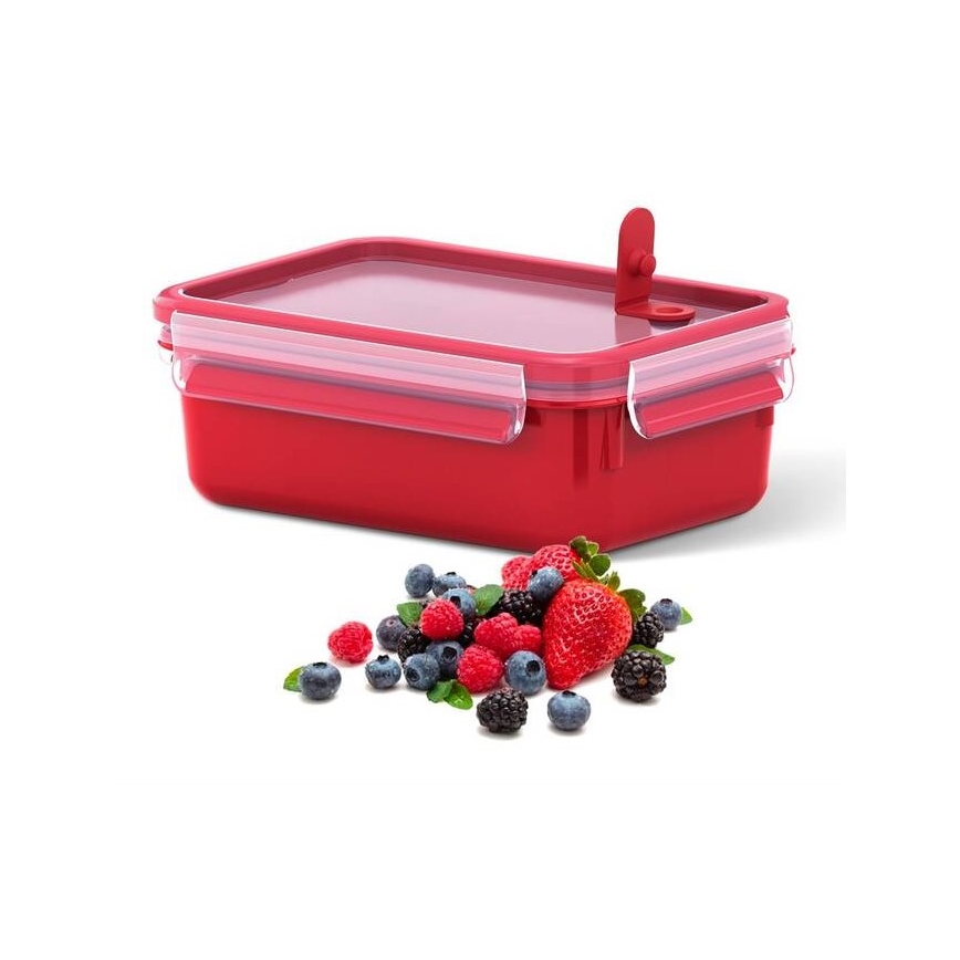 Tefal - Контейнер за храна 0,8 л MASTER SEAL MICRO червен