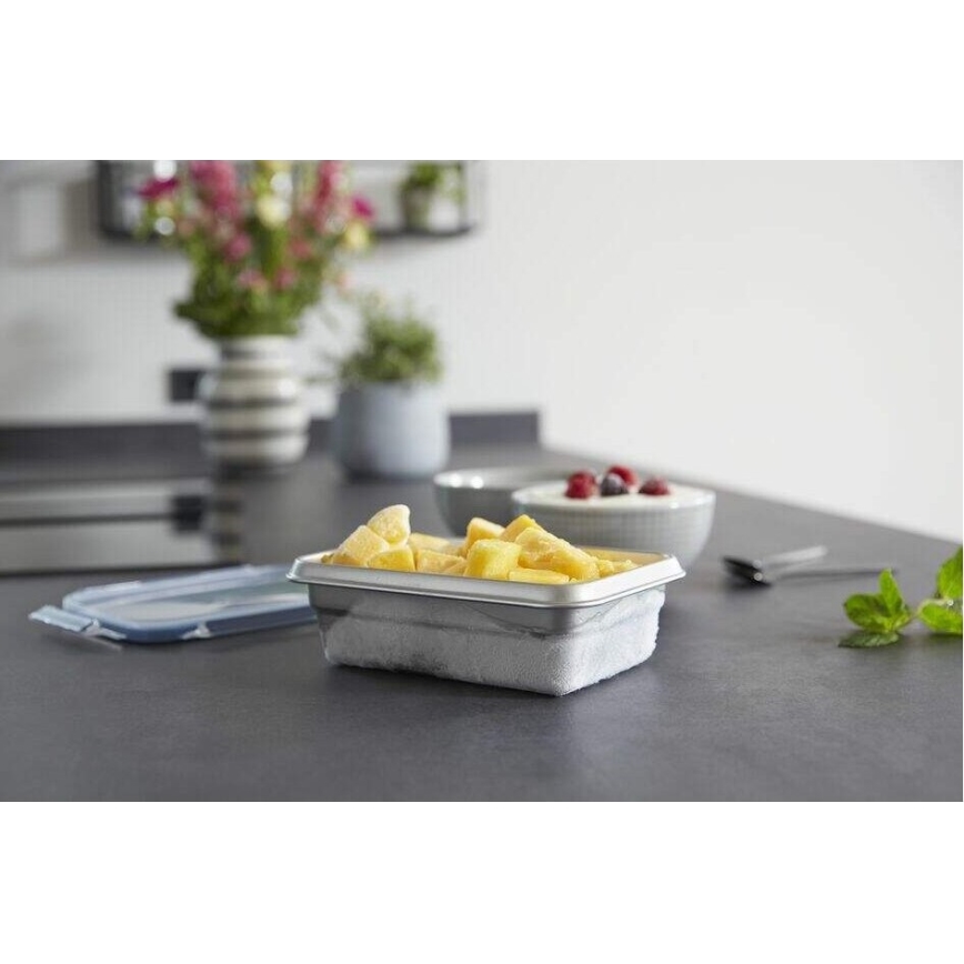 Tefal - Контейнер за храна 0,8 l MSEAL STEEL син/неръждаем