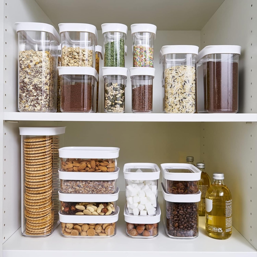 Tefal - Контейнер за храна 2,8 l OPTIMA бял/прозрачен