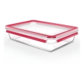 Tefal - Контейнер за храна 3 л MSEAL GLASS червен/стъкло