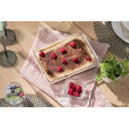 Tefal - Контейнер за храна 3 l MSEAL GLASS червен/стъкло