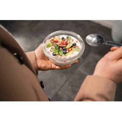Tefal - Контейнер за съхранение на храна 0,6 л MSEAL GLASS червен/стъкло
