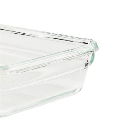 Tefal - Контейнер за съхранение на храна 0,6 л MSEAL GLASS червен/стъкло