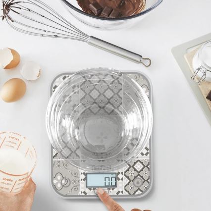 Tefal - Кухненска везна OPTISS 2xAAA бежов