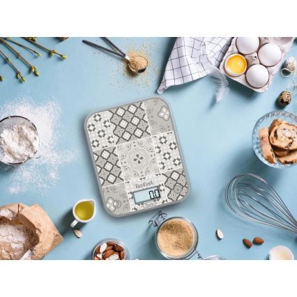 Tefal - Кухненска везна OPTISS 2xAAA бежов