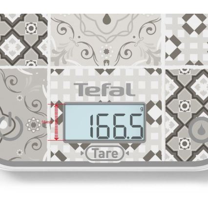 Tefal - Кухненска везна OPTISS 2xAAA бежов
