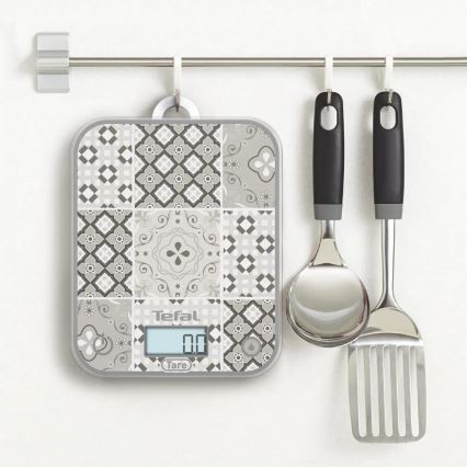 Tefal - Кухненска везна OPTISS 2xAAA бежова