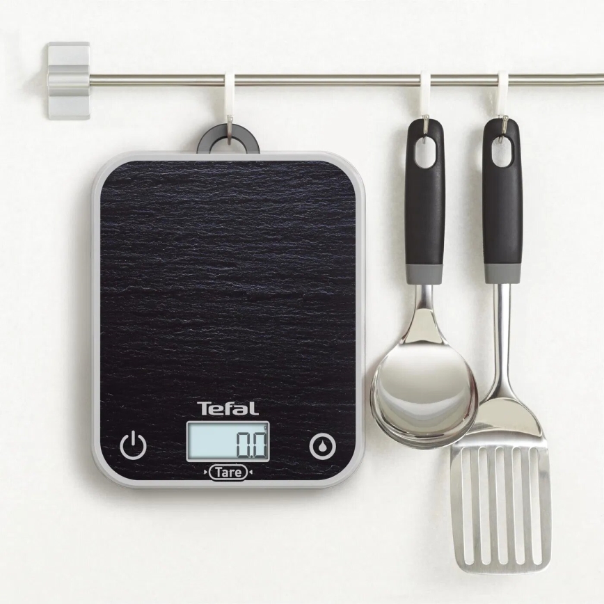Tefal - Кухненска везна OPTISS 2xAAA черен