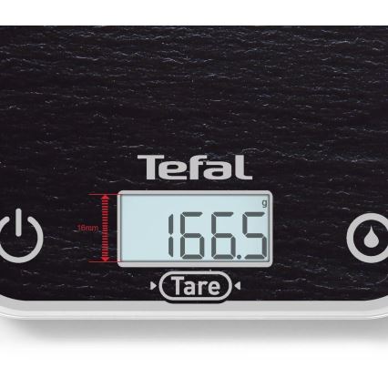 Tefal - Кухненска везна OPTISS 2xAAA черен
