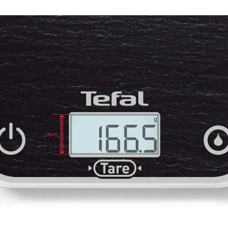 Tefal - Кухненска везна OPTISS 2xAAA черен