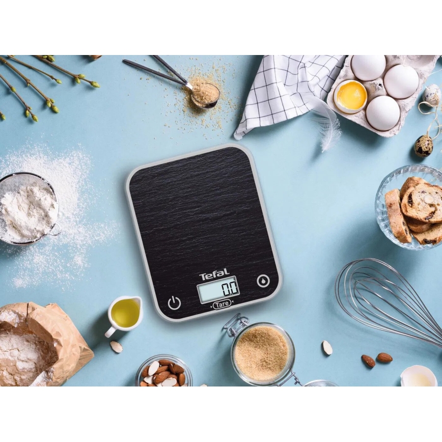 Tefal - Кухненска везна OPTISS 2xAAA черен