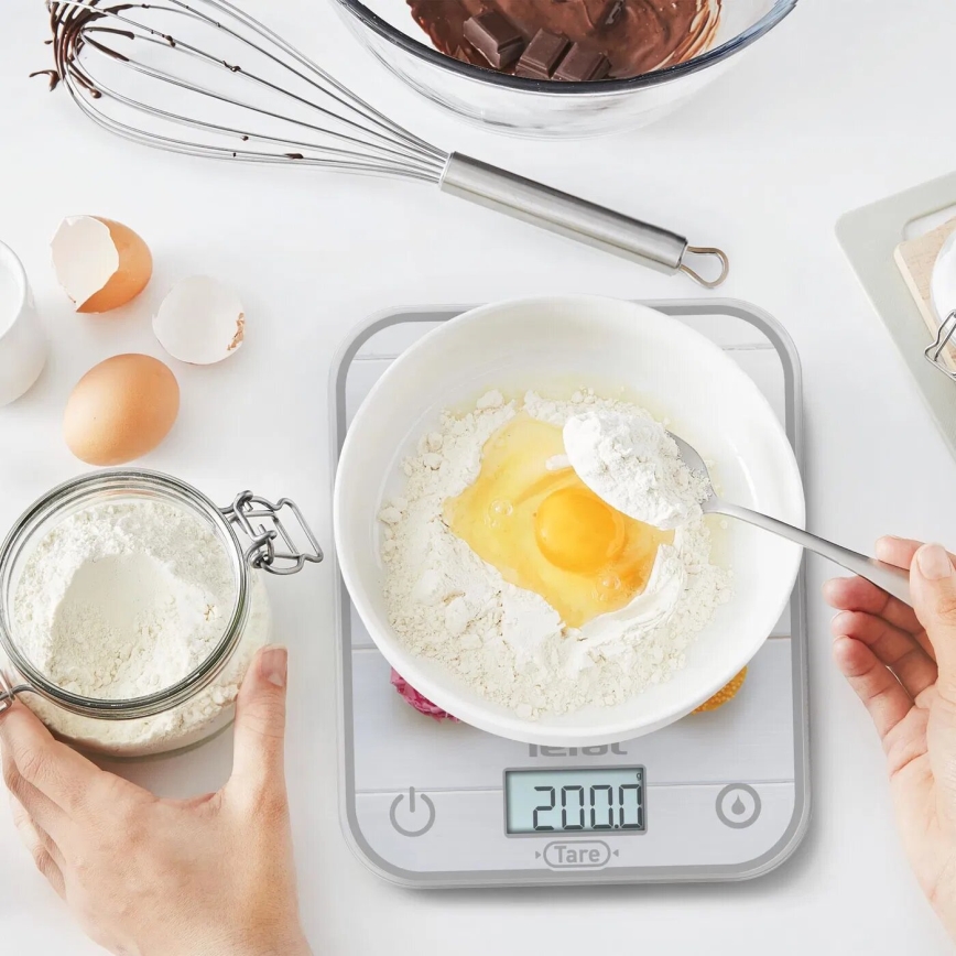 Tefal - Кухненска везна OPTISS 2xAAA цветен