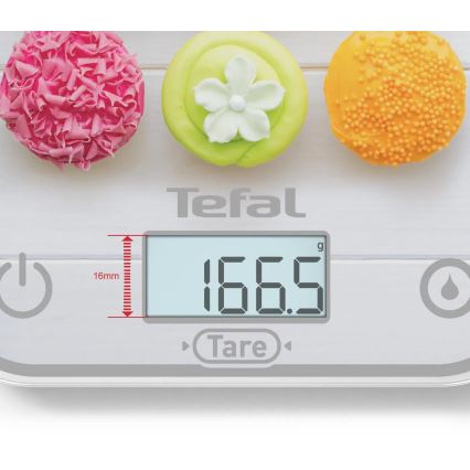 Tefal - Кухненска везна OPTISS 2xAAA цветен