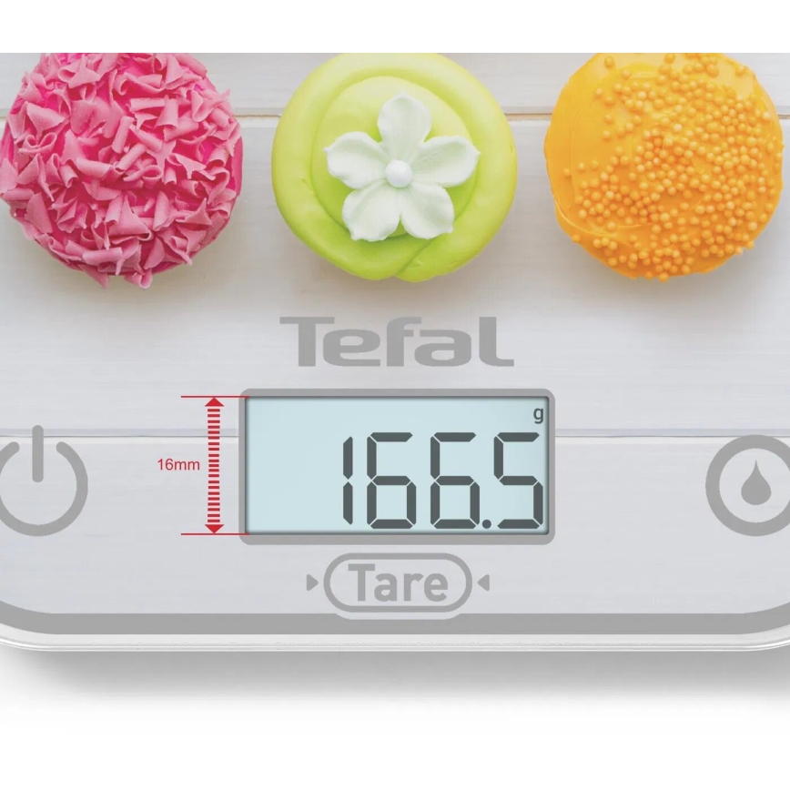 Tefal - Кухненска везна OPTISS 2xAAA цветен