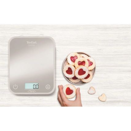 Tefal - Кухненска везна OPTISS 2xAAA сив