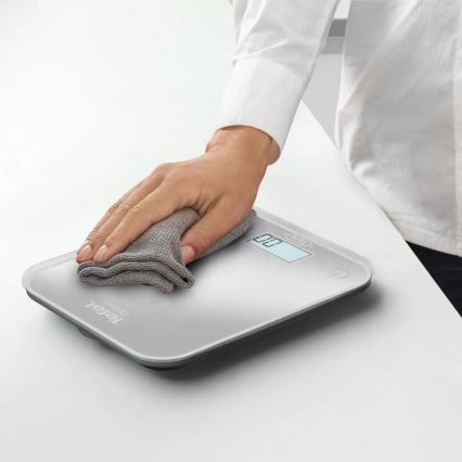 Tefal - Кухненска везна OPTISS 2xAAA сив