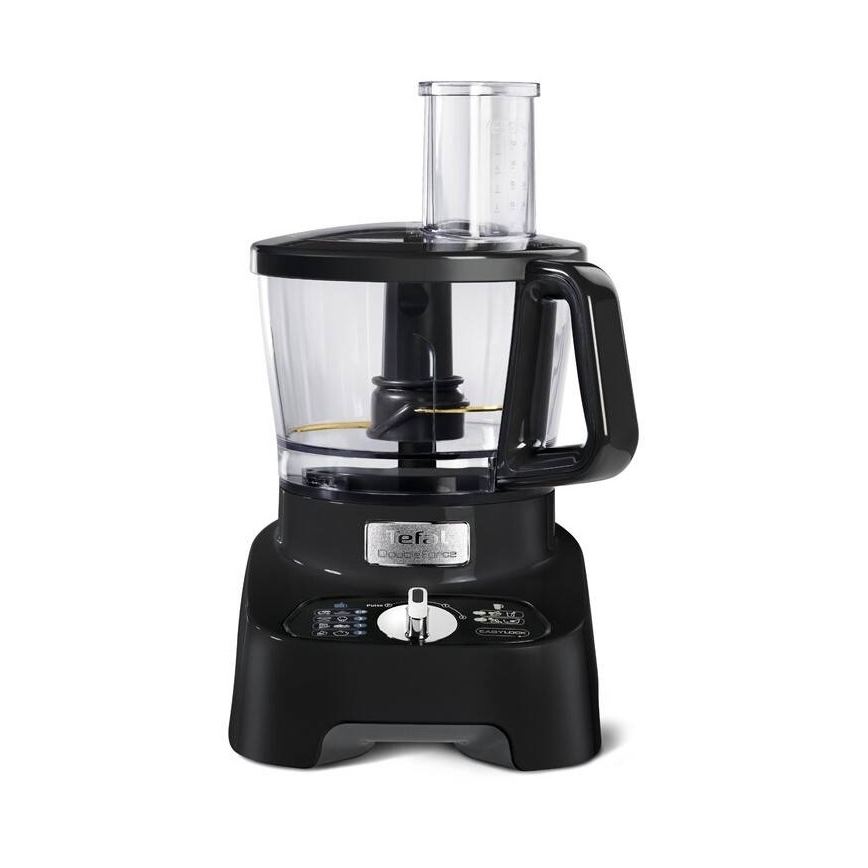 Tefal - Кухненски робот DOUBLE FORCE 1000W/230V черен