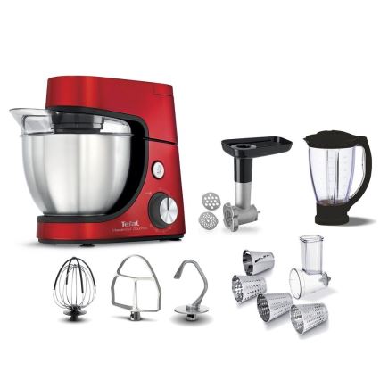 Tefal - Кухненски робот MASTERCHEF GOURMET 1100W/230V червен