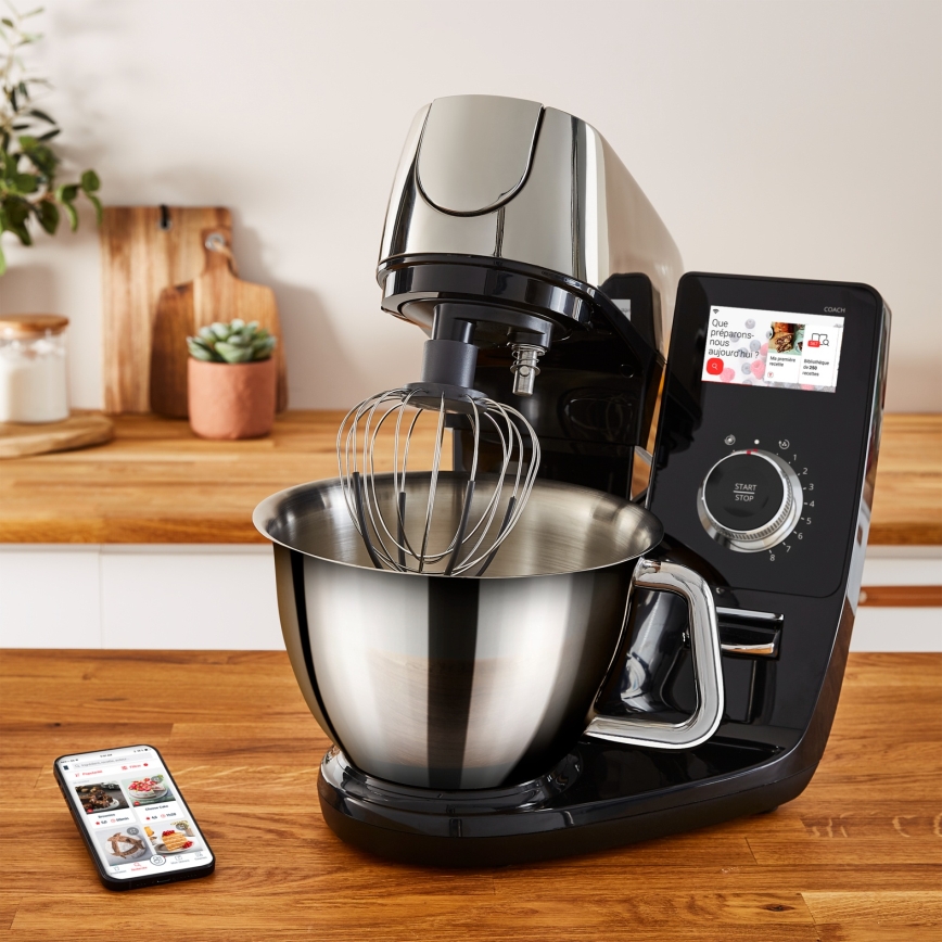Tefal - кухненски робот с вграден кантар I-COACH TOUCH 1200W/230V неръждаема стомана