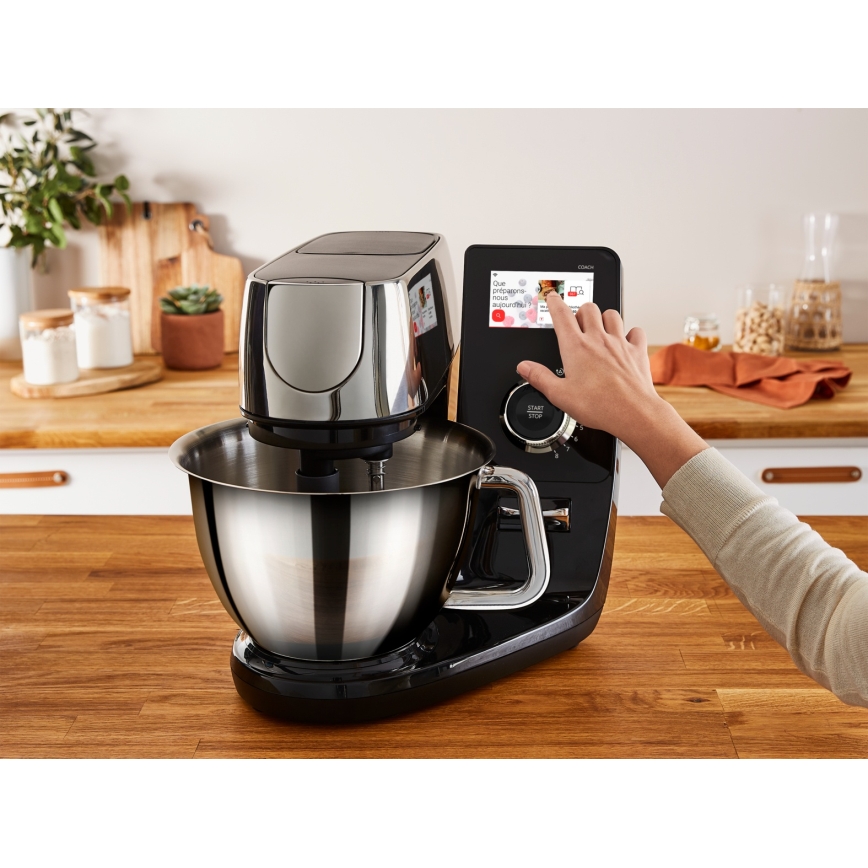 Tefal - кухненски робот с вграден кантар I-COACH TOUCH 1200W/230V неръждаема стомана