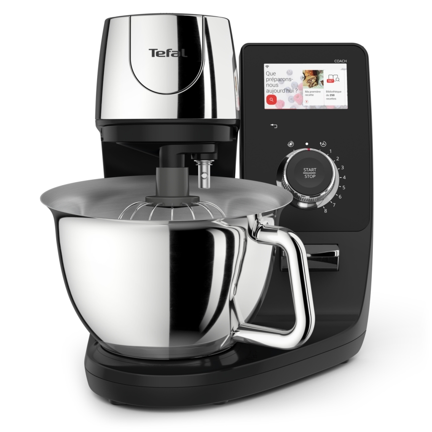 Tefal - кухненски робот с вграден кантар I-COACH TOUCH 1200W/230V неръждаема стомана