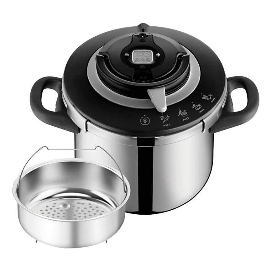 Tefal - Кухненски тенджера под налягане 8 л CLIPSO+ CHEF неръждаема стомана