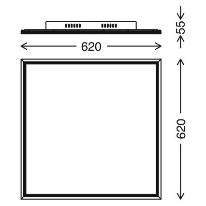 Telefunken 3010-06TF - LED Димируем панел LED/36W/230V 3000-6000K + дистанционно управление