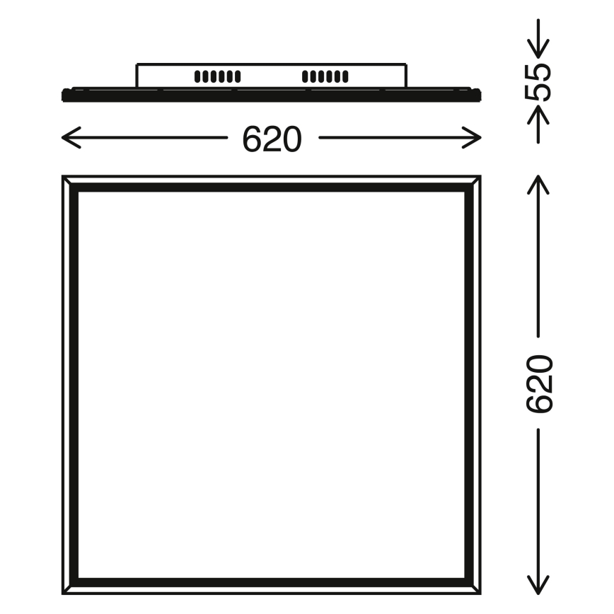 Telefunken 3010-06TF - LED Димируем панел LED/36W/230V 3000-6000K + дистанционно управление