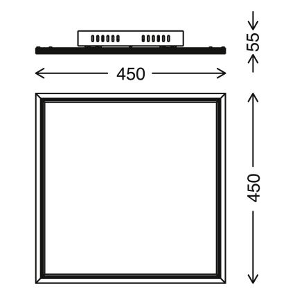 Telefunken 301606TF - LED RGBW Димируем панел LED/24W/230V 4000K + дистанционно управление