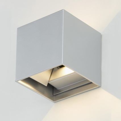 Telefunken 303404TF - LED външно стенно осветително тяло LED/7W/230V IP44 сребристо