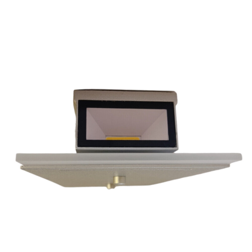 Telefunken 307704TF - LED Екстериорен аплик 2xLED/3W/230V IP44 сребрист