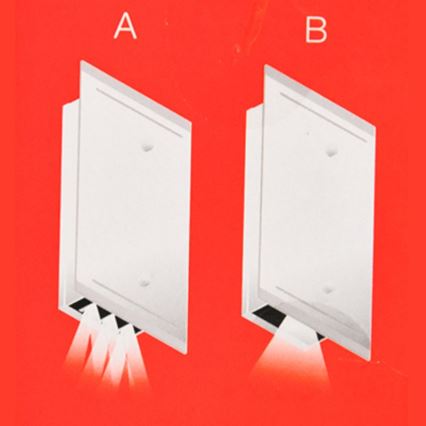 Telefunken 307706TF - LED Екстериорен аплик 2xLED/3W/230V IP44 бял