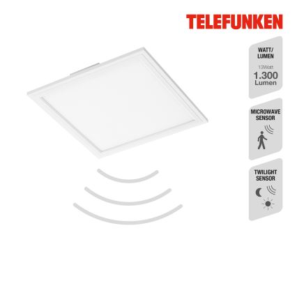 Telefunken 308606TF - LED Панел за повърхностен монтаж със сензор LED/13W/230V
