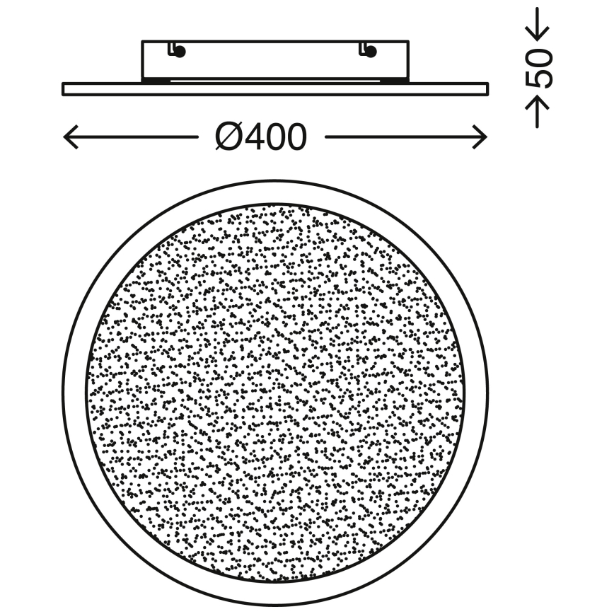 Telefunken 309104TF - LED Плафон със сензор LED/30W/230V 4000K