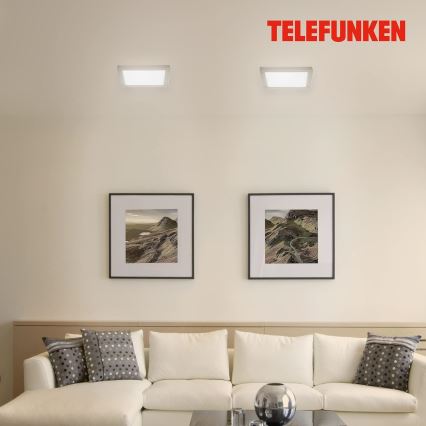 Telefunken 309602TF - LED RGBW Димируем плафон LED/18W/230V 2700-6500K Wi-Fi Tuya