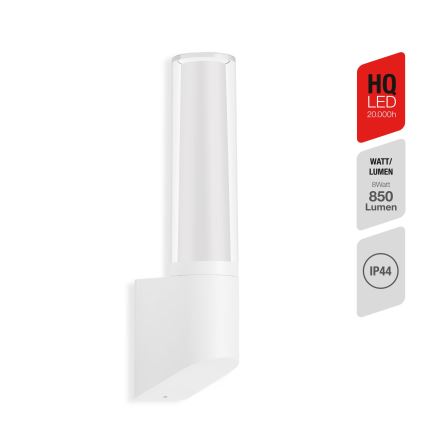 Telefunken 311306TF - LED външно стенно осветително тяло LED/8W/230V 4000K IP44 бяло