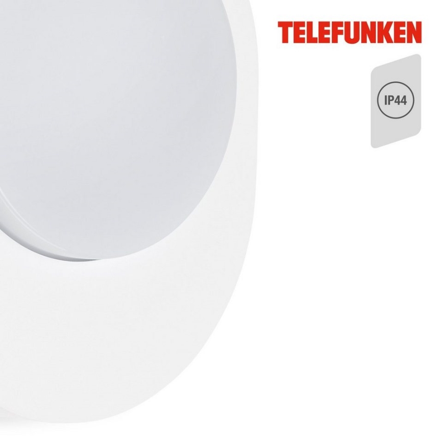 Telefunken 312006TF - LED Екстериорен аплик LED/8W/230V IP44 бял