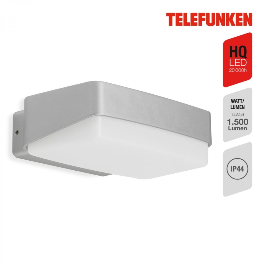 Telefunken 312204TF - LED Екстериорен аплик LED/14W/230V IP44