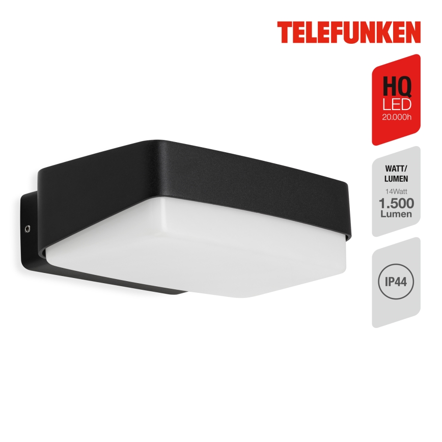 Telefunken 312205TF - LED Екстериорен аплик LED/14W/230V IP44