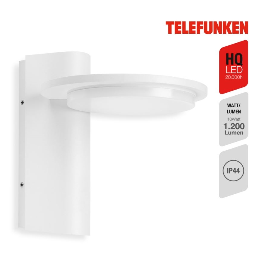 Telefunken 312406TF - LED Екстериорен аплик LED/10W/230V IP44