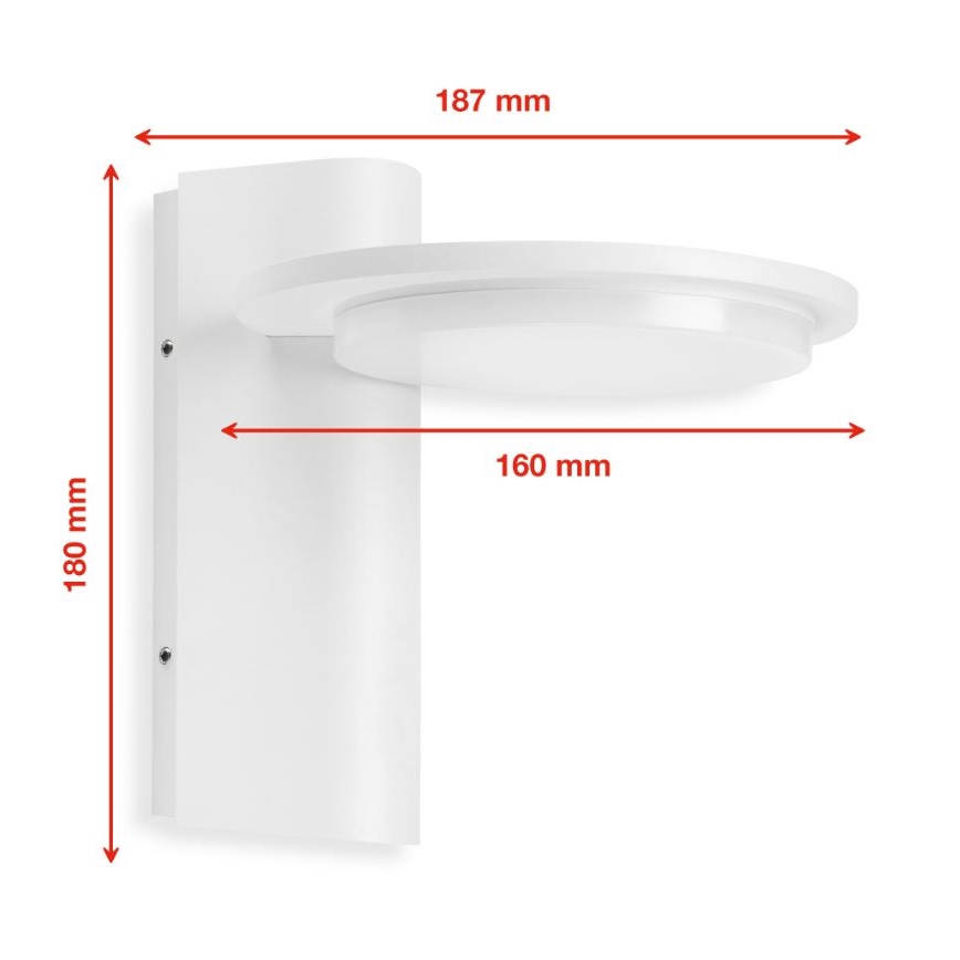 Telefunken 312406TF - LED Екстериорен аплик LED/10W/230V IP44
