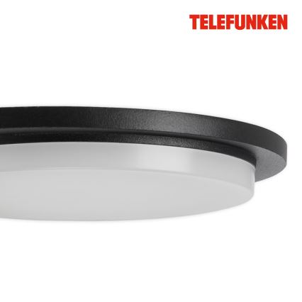 Telefunken 312505TF-LED Екстериорен аплик със сензор LED/10W/230V IP44 черен