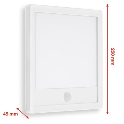 Telefunken 313806TF - LED Екстериорен аплик със сензор LED/15W/230V IP44