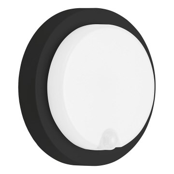 Telefunken 315305TF - LED Екстериорен аплик със сензор LED/12W/230V IP44 черен