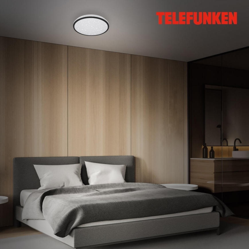 Telefunken 318305TF - LED Плафон за баня със сензор LED/16W/230V IP44 Ø 28 см