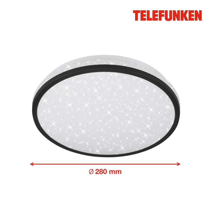 Telefunken 318305TF - LED Плафон за баня със сензор LED/16W/230V IP44 Ø 28 см