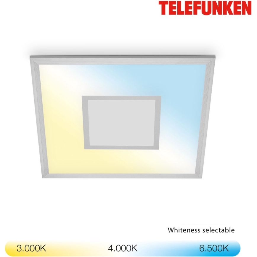 Telefunken 319704TF - LED RGB Димируем плафон LED/24W/230V 3000-6500K + дистанционно управление