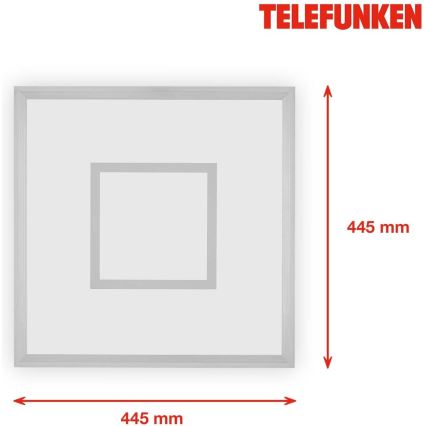 Telefunken 319704TF - LED RGB Димируем плафон LED/24W/230V 3000-6500K + дистанционно управление