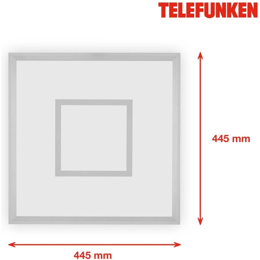 Telefunken 319704TF - LED RGB Димируем плафон LED/24W/230V 3000-6500K + дистанционно управление