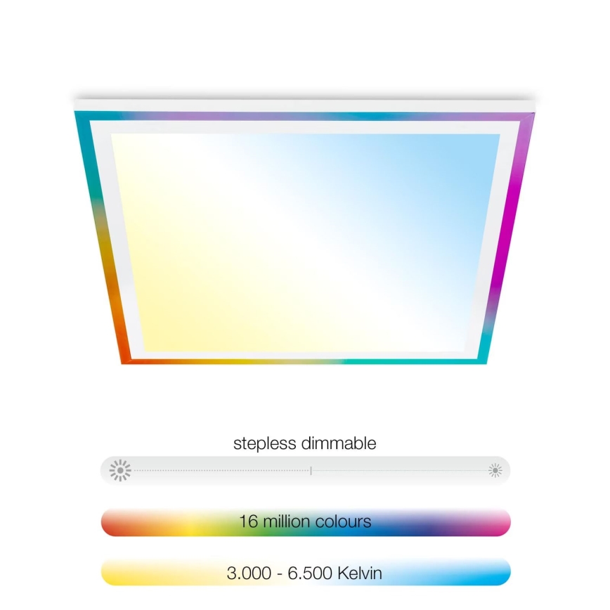 Telefunken 321206TF - LED RGBW Димируем плафон LED/18W/230V 3000-6500K + дистанционно управление